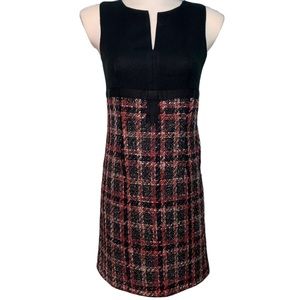 I.C.E Empire waist plaid dress